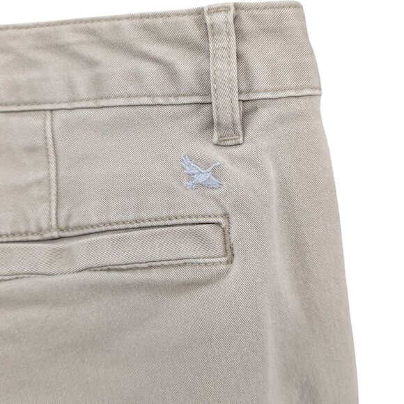 Eddie Bauer Boyfriend Chino Pants Womens Khaki Beige Flat Front Size 12 - Picture 6 of 11